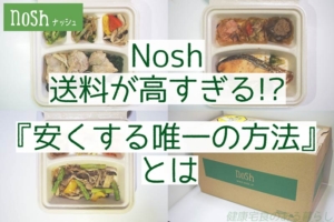 Nosh(ナッシュ)の送料は高すぎる!? 安くする唯一の方法とは