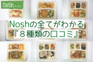 意外すぎる!? Nosh(ナッシュ)の全てがわかる『8種類の口コミ』